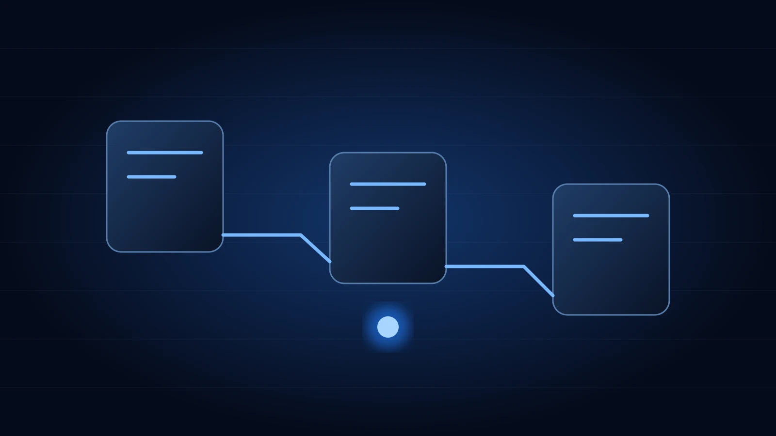 Aligned datasets and a controlled connection