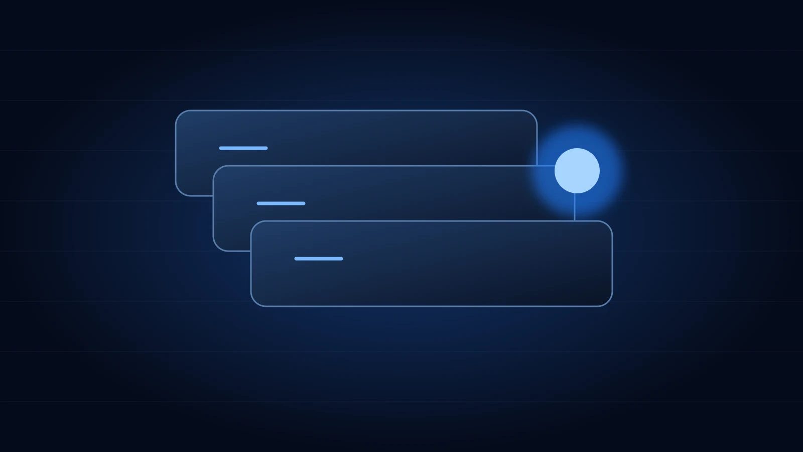 Connected layers of an enterprise platform